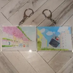春日部市限定　クレヨンしんちゃんアクリルキーホルダー2点セット