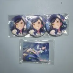 白石杏 Flyer! 缶バッジ アクリルブロック