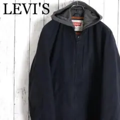 Levis リーバイス 中綿キルティング フード ウールボンバージャケット Lのサムネイル