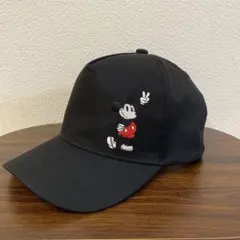 ディズニー ミッキーマウス 黒キャップ