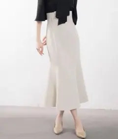 マーメイドスカート　アイボリー　SAISON DE PAPILLION