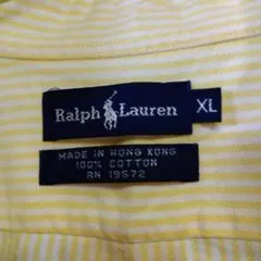 Ralph Lauren メンズ半袖シャツ イエロー XLのサムネイル
