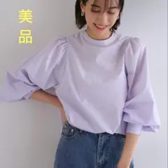 2wayボリューム袖シャツブラウス Mサイズのサムネイル