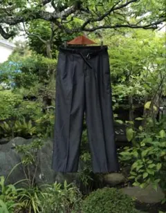 MAATEE&SONS 26SS jeffery リネン ブラック Size2 - メルカリ