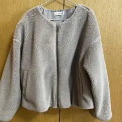 ブランシェス　フリース 130センチ　グレー
