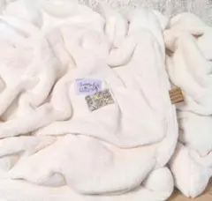 12日迄★１枚限定販売❤みかん❤超高級Wボア⭐️シングルロングお布団ボアケット❤