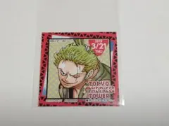 東京ワンピースタワー 4th anniversary ステッカー ロロノア・ゾロ