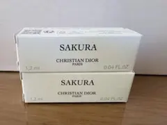クリスチャン・ディオール SAKURA 香水サンプル 1.2ml×2個セット
