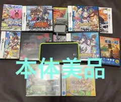 Newニンテンドー2DS LL ブラック ライム　ソフト12本まとめ売り