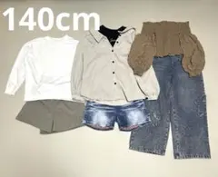 子供服 女の子 春夏 まとめ売り 6点 セット まとめ売り140 コーデ