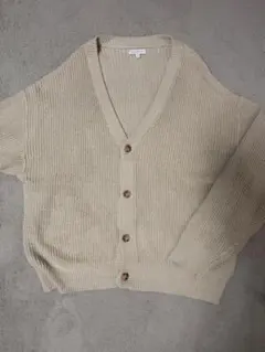 オーバーサイズカーディガン ベージュ Lサイズ
