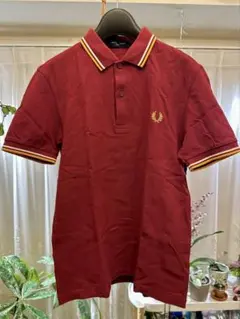 FRED PERRY M3600 ポロシャツ S バーガンディ