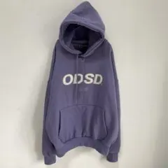 【ODSD】ODD STUDIO パーカー　ラベンダー　ユニセックス　ロゴ刺繍のサムネイル