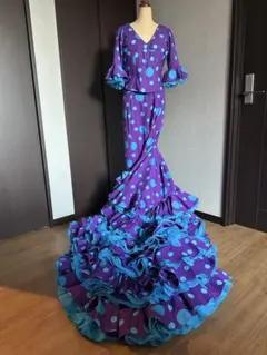 フラメンコ衣装　バタデコーラ　 ブラウス　ファルダ　上下セット imgrc0076593340.jpg