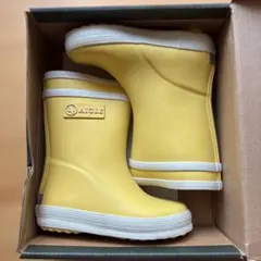 AIGLE エーグルイエロー 長靴　21 14.5cmのサムネイル