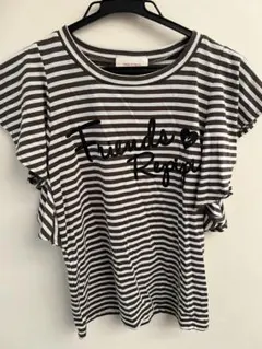 repipi armario ボーダー フリル袖 Tシャツ XSのサムネイル
