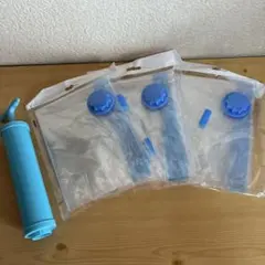 衣類圧縮袋 ポンプ付き 40x60cm セットのサムネイル