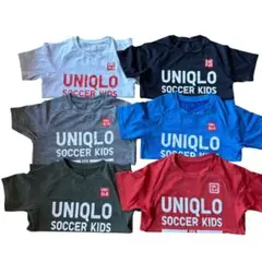 UNIQLO SOCCER KIDS JFA ドライシャツ 半袖 まとめ売りのサムネイル