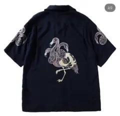 GAKKIN × BUDSPOOL 舐達麻 HAWAIIAN SHIRT 白墨狐 - メルカリ