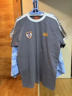 グレー ラグランスリーブ Tシャツ L
