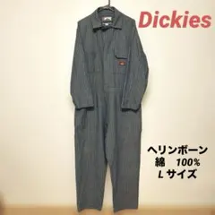 Dickies ★ヘリンボーン つなぎ オールインワン ★Lサイズ★超美品のサムネイル