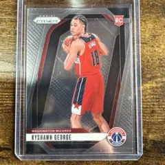 Kyshawn George Prizm Base Rookie Card
