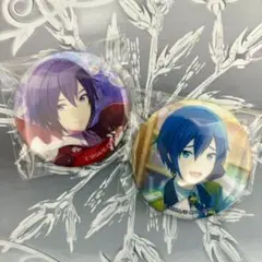 プロセカ グリッター缶バッジ グリ缶(モモKAITO②)