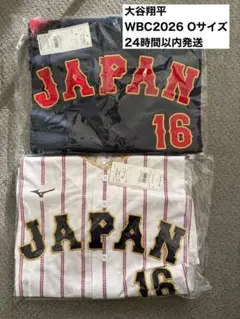 【2点】WBC侍ジャパン 大谷翔平 レプリカユニフォームOサイズ ホーム&ベース