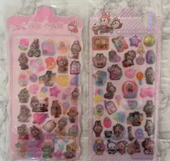 ラブブ LABUBU ボンボンドロップシール ウォーターシール 2枚セット