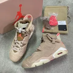 Travis Scott × Nike Air Jordan 6 24.5cm