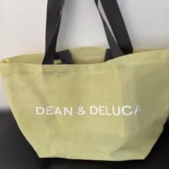 DEAN & DELUCA メッシュトートバッグ　美品　イエロー　ビッグ