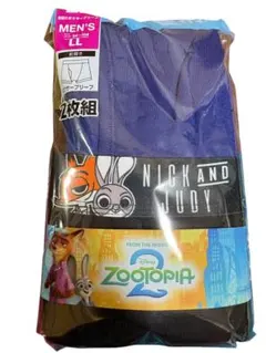 新品未使用　ディズニー　ズートピア2 前開きボクサーブリーフ　メンズ2枚組　LLのサムネイル