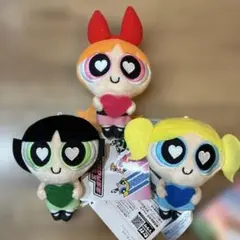 パワーパフガールズ マスコット ハート ブロッサム バブルス バターカップ
