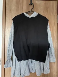 アメリカンホリック　シャツニットセット　M