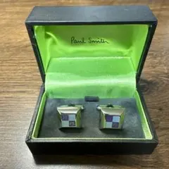 Paul Smith カフリンクス チェッカー柄 カフス カフスボタン
