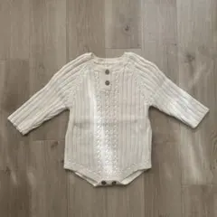 【送料込み】即納　ニットロンパース　66cm