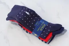 POLOポロラルフローレン【3足セット／メンズ】おしゃれなソックス【新品です】