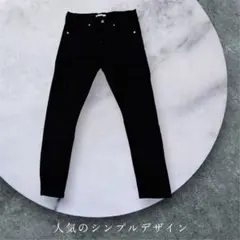 wego standard黒スキニーデニム Lサイズのサムネイル