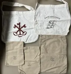 ARTS & SCIENCE トートバッグとポーチセット