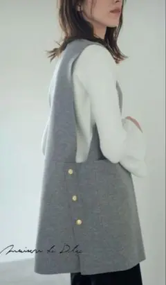 maison de Dolce. メゾンドドルチェ　ウォッシュWニットベスト メゾン ド ドルチェ ウォッシュWニットベスト - メルカリ