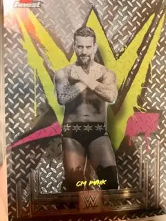 CMパンク★TOPPS FINEST WWE ベース