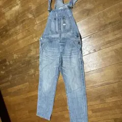 デニムオーバーオール スリムフィット