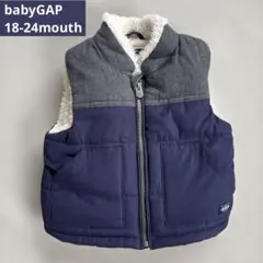 【美品】GAP ベビーベスト 18-24mouth babyGAP