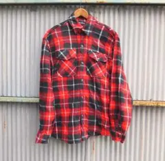 90s ユーロ古着 Rick Armand 軽量フランネル チェックシャツ M