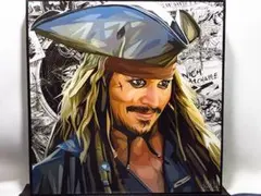 【新品 No 699】 ポップアートパネル ジャック スパロウ 映画