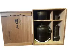 唐銅皆具 角田秀峰造 茶道具