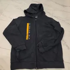PUMA 子供１５０センチフルジップパーカー ネイビー中古
