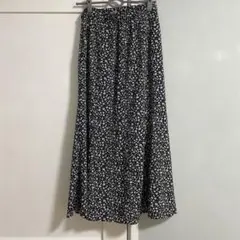 GU 花柄　ロングスカート　Lサイズ