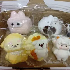 kikisquishy 粉付きワンちゃん XL 犬トースト 水色 スクイーズ - メルカリ