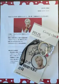 フィリックス ゴンチャ キーリング 第3弾 straykids Gong cha